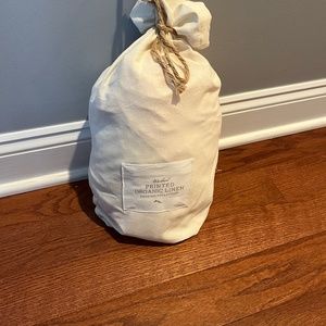 Restoration Hardware Organic Linen Crib Skirt